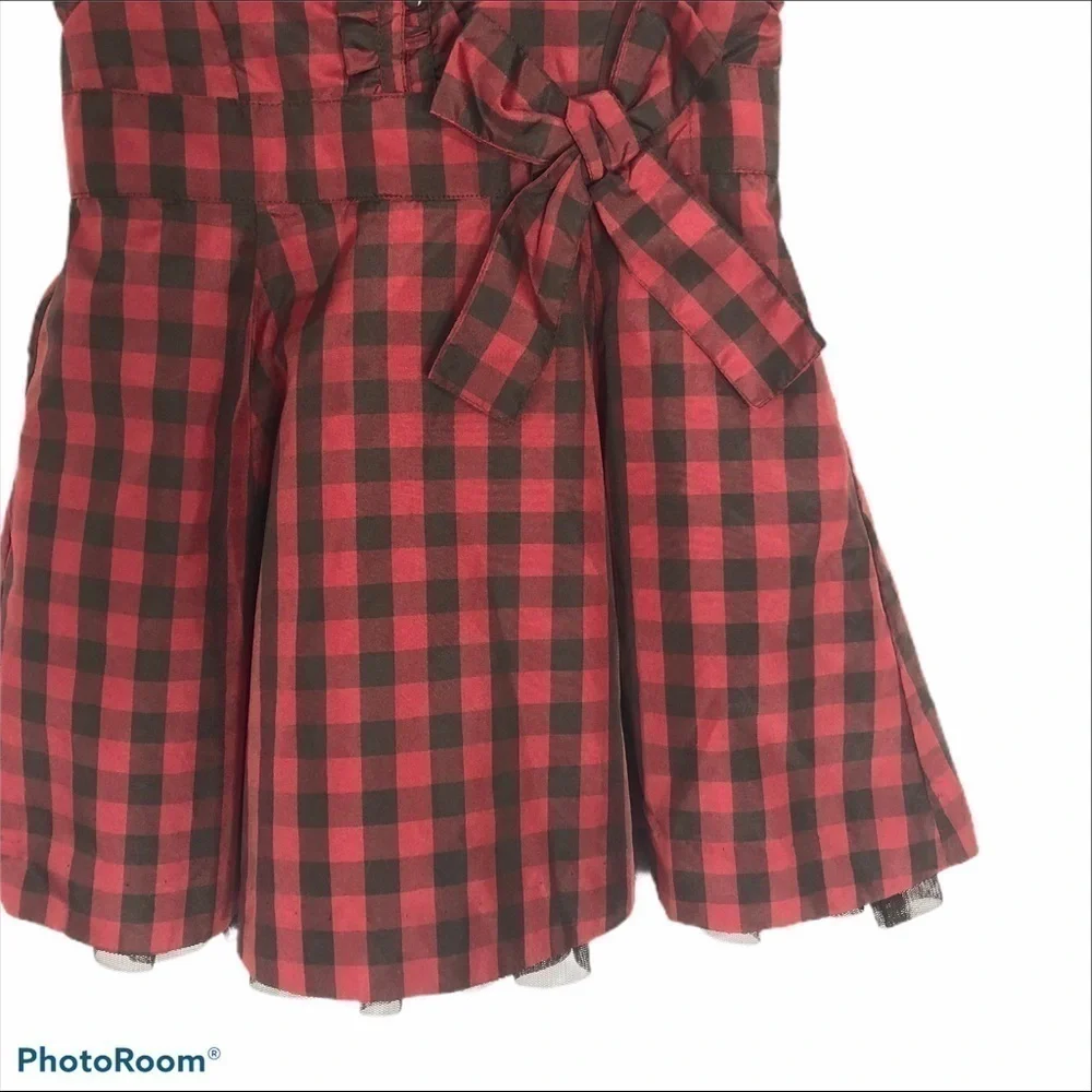 Baby Gap Buffalo Plaid Bow Dress 18 - 24 months